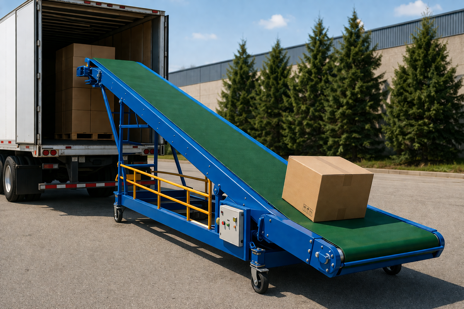 truck loading conveyor manufacturer india